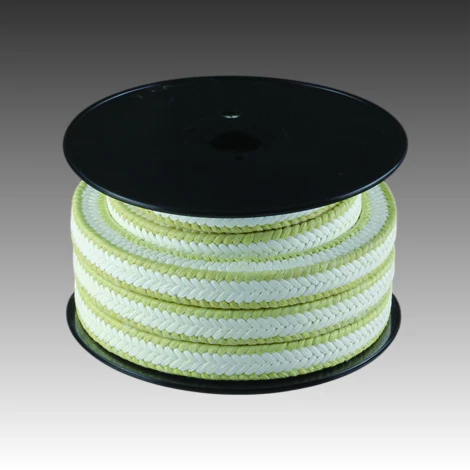 PTFE és Aramid rost sarok fonott mirigycsomagolás